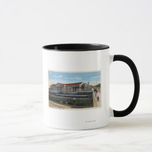 Burlington Railroad Station View Mug