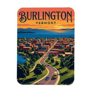Burlington USA Magnet