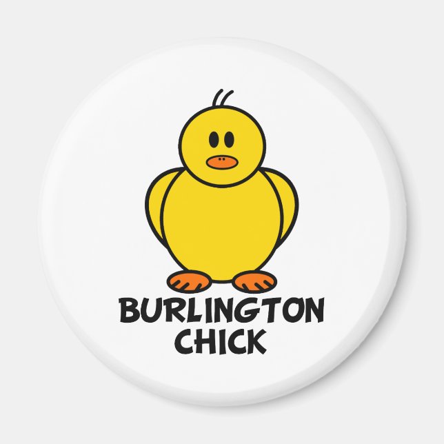 Burlington Vermont Chick Magnet (Front)