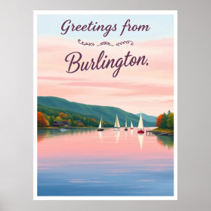 Burlington, Vermont – Lake Champlain Poster