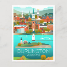 Burlington, Vermont Postcard