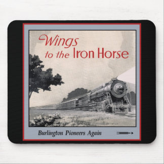 Burlington Zephyr Train Mouse Pad