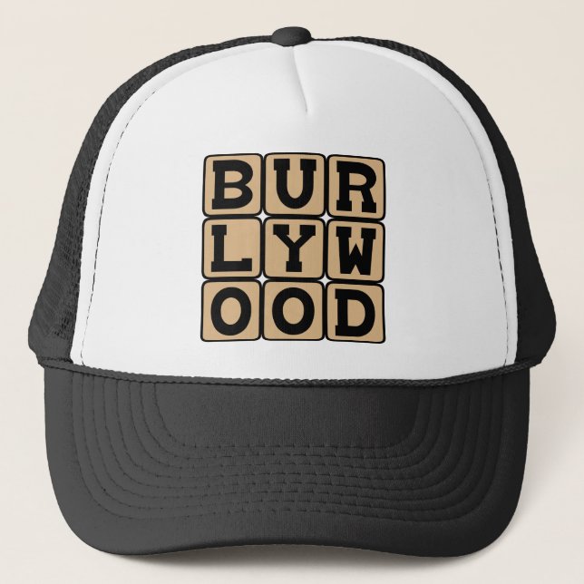 Burlywood, Colour Trucker Hat (Front)