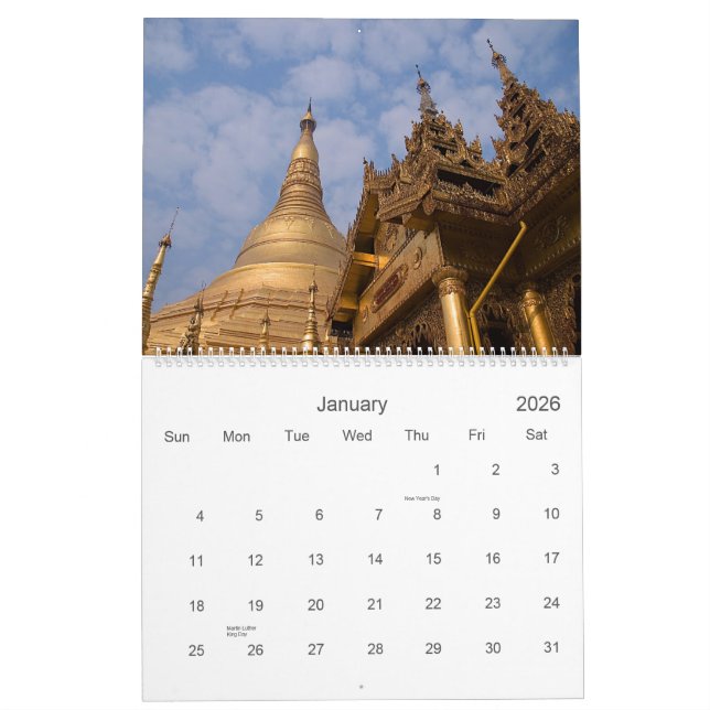 Burma 2010 Calendar (Jan 2026)