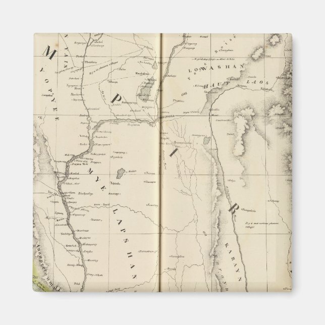 Burma, Asia 96 Magnet (Front)