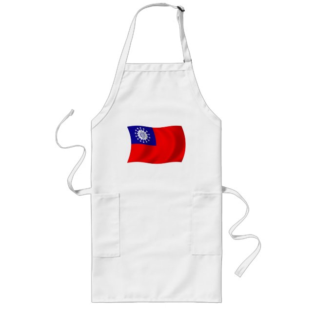 Burma Flag Apron (Front)