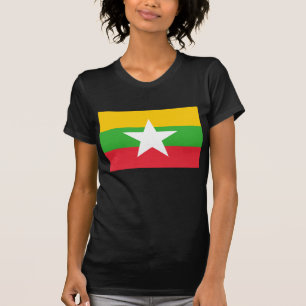 Burma Flag; Myanmar T-Shirt