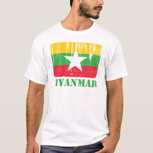 Burma Myanmar Flag T-Shirt