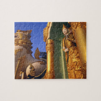 Burma (Myanmar), Rangoon (Yangon) Temple Jigsaw Puzzle
