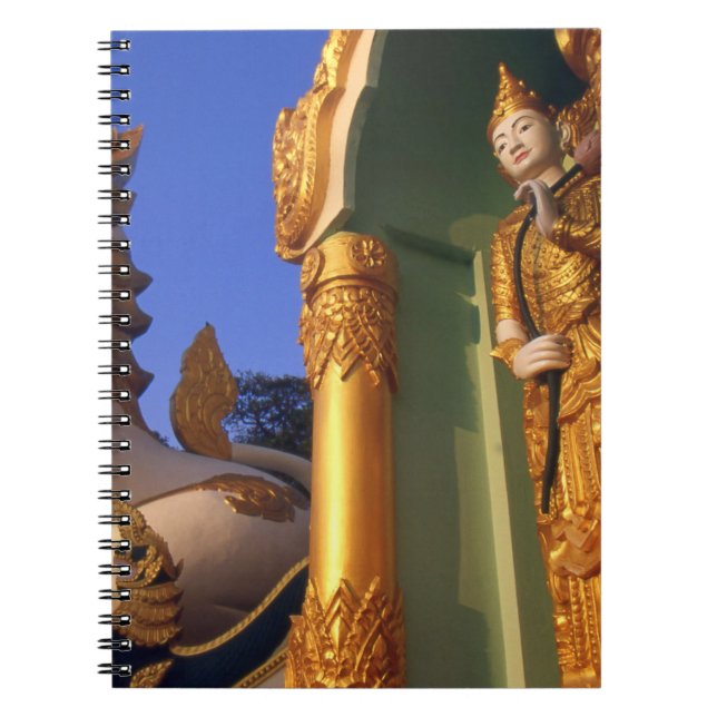 Burma (Myanmar), Rangoon (Yangon) Temple Notebook (Front)