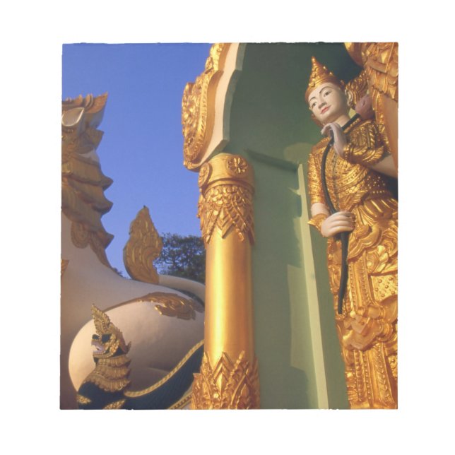 Burma (Myanmar), Rangoon (Yangon) Temple Notepad (Front)