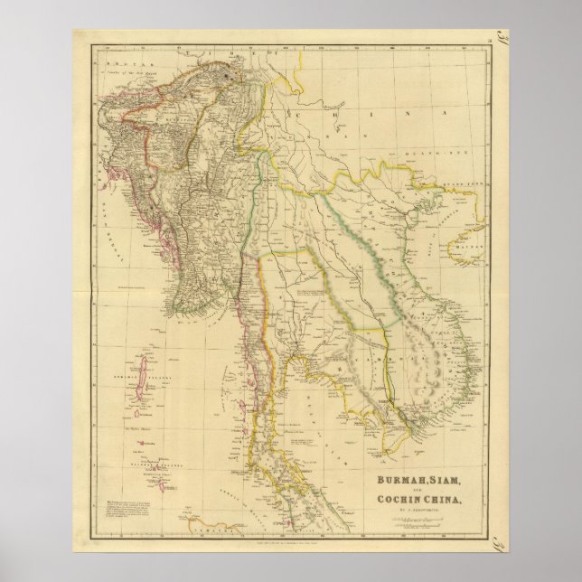 Burmah, Siam, Cochin China Poster (Front)