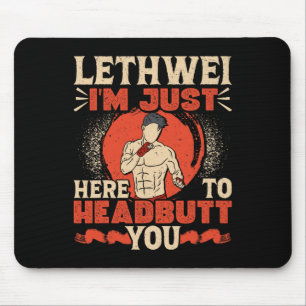 Burmese Boxing Headbutt Lethwei Training Art Of 9 Mouse Pad