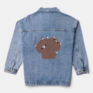 Burmese Cat Couple Denim Jacket