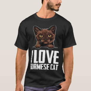 Burmese cats  Burmese mom  Burmese kitten  3 T-Shirt