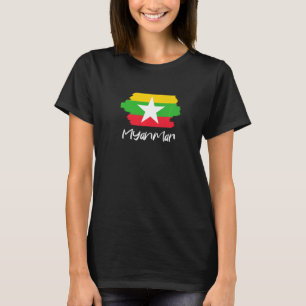 Burmese Flag Myanmar 1 T-Shirt
