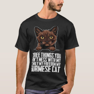 Burmese kitten  Burmese mother  Burmese mom T-Shirt