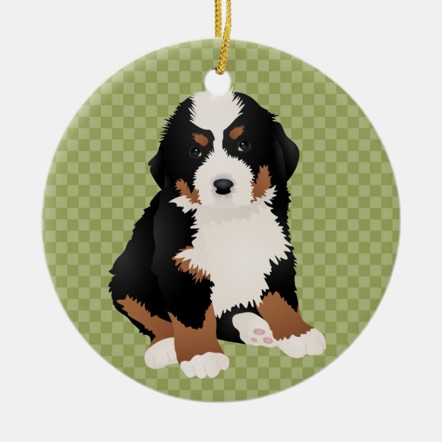 Burmese Mountain Dog ornament (Front)