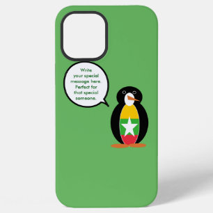 Burmese Myanmar Wildlife Penguin Personalised Gift iPhone 12 Pro Max Case