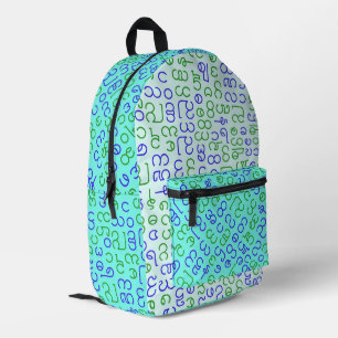 Burmese Printed Backpack