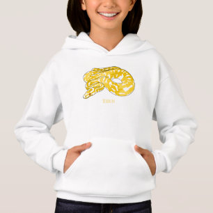 Burmese python snake cartoon illustration