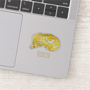 Burmese python snake cartoon illustration 