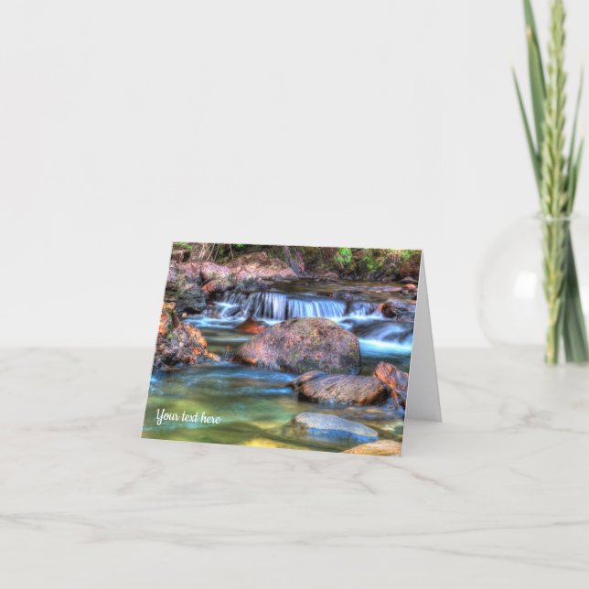 Burn in Argyll, Scotland Greeting card (Front)