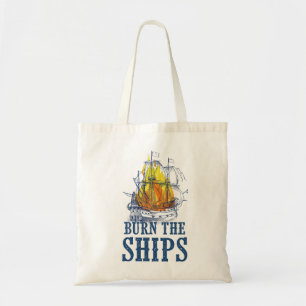 Burn the ships, For King and Country fan art Tote Bag