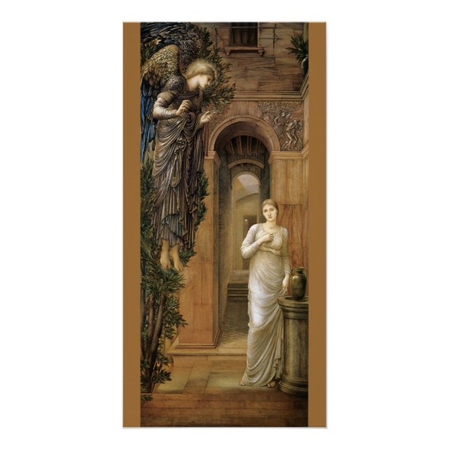 Burne-Jones Annunciation CC0434 Angel Poster (Front)