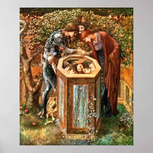 Burne-Jones - Baleful Heads 1885 Poster (Front)