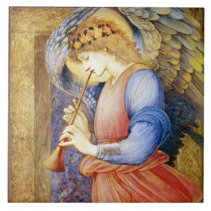 Burne-Jones Christmas Angel Tile or Trivet
