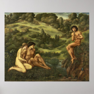 Burne-Jones - Garden Of Pan Poster