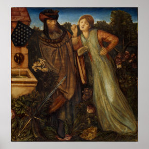 Burne-Jones - King Mark And La Belle Iseult Poster