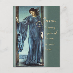 Burne-Jones Night CC0562 Comforting words Postcard