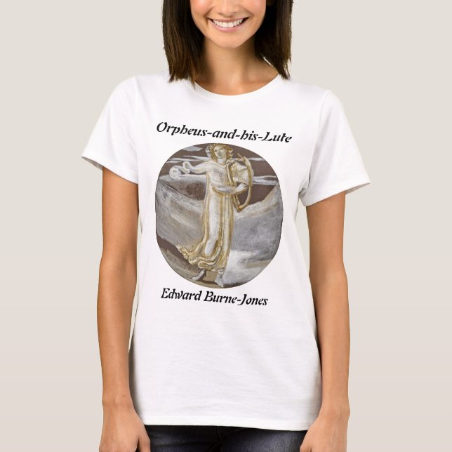 Burne-Jones Orpheus and his Lute Personalizable T-Shirt (Front)