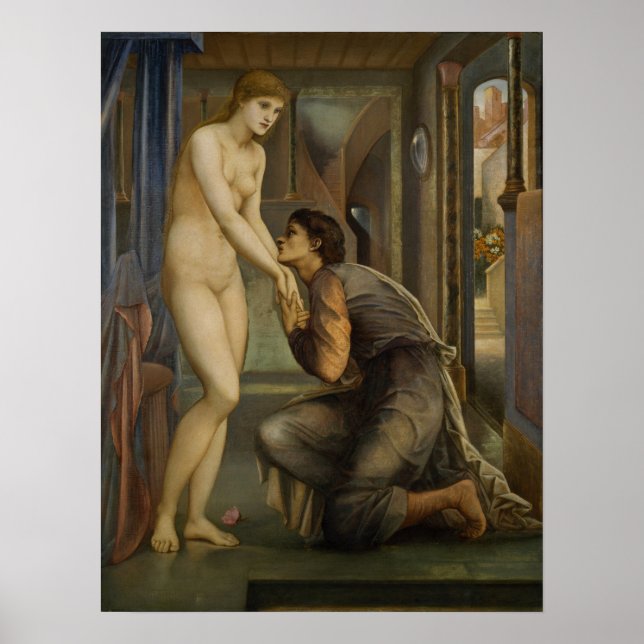 Burne-Jones - Pygmalion, Soul Attains Poster (Front)