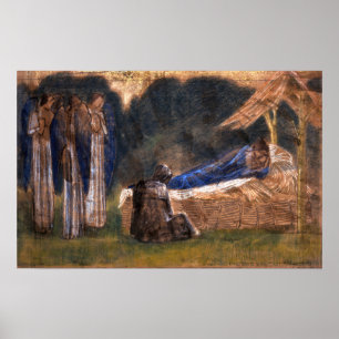 Burne-Jones - The Nativity 1887 Poster