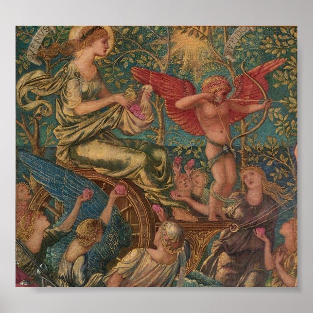 Burne-Jones, Triumph of Love Poster (Front)