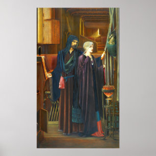 Burne-Jones - Wizard Poster