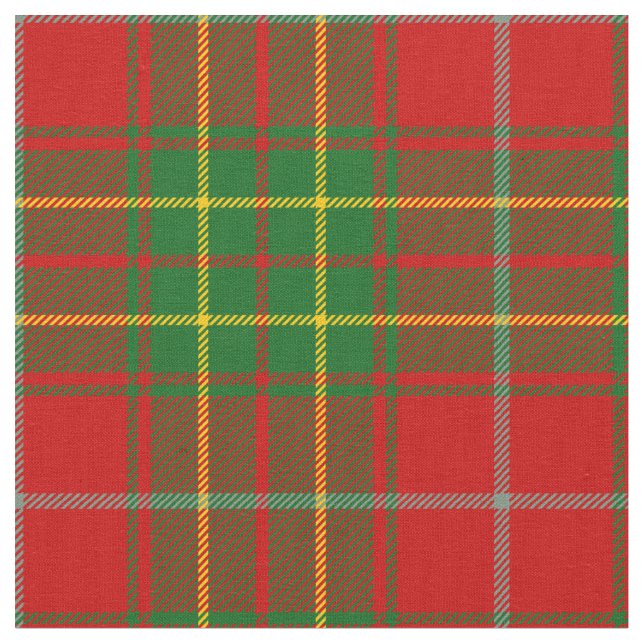 Burnett Scottish Clan Tartan Fabric (Close Up)