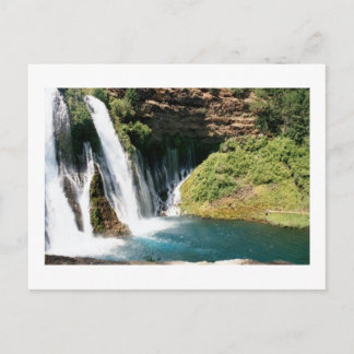 Burney Falls California Postcard