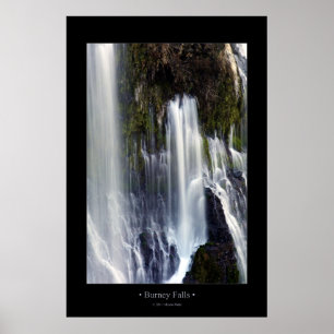 Burney Falls (Colour) Poster