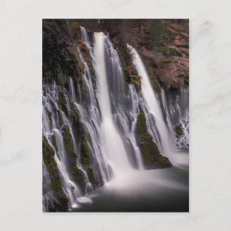 Burney Falls in Colour Postcard