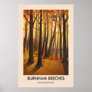 Burnham Beeches Travel Poster