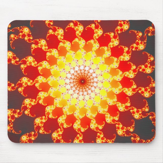 Burnin Ambition - Fractal Mousepad (Front)