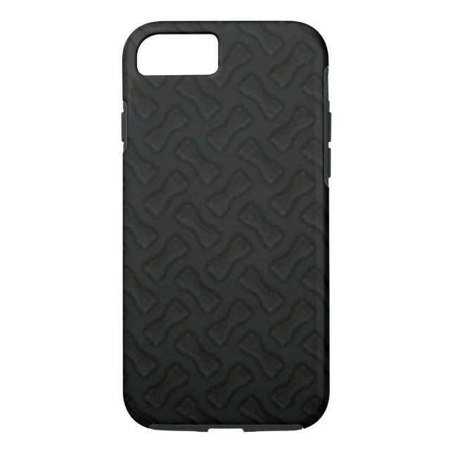 Burnin' Rubber New Tire Tread Black Case-Mate iPhone Case (Back)