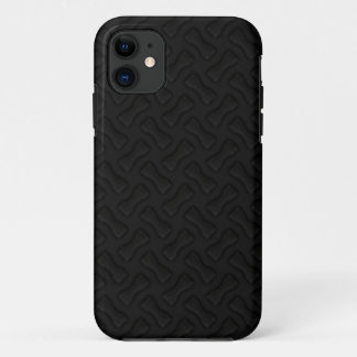 Burnin' Rubber New Tire Tread Black iPhone 11 Case