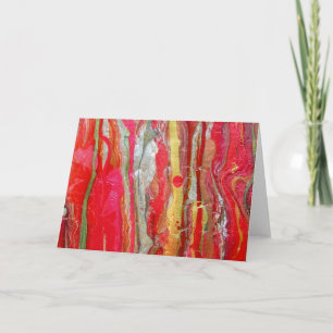 BURNING ABSTRACTION - GREETING CARD