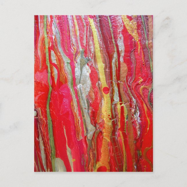 BURNING ABSTRACTION - POST CARD (Front)