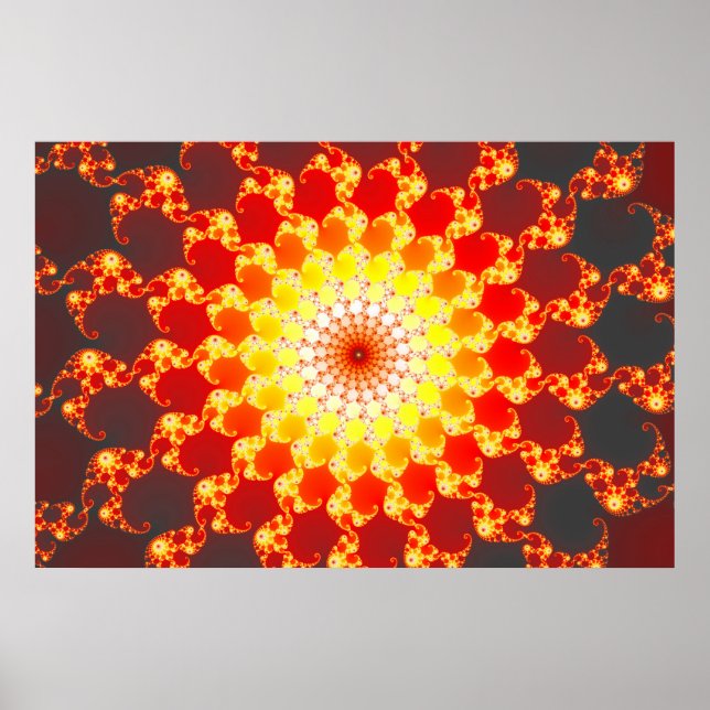 Burning Ambition - Fractal Poster (Front)